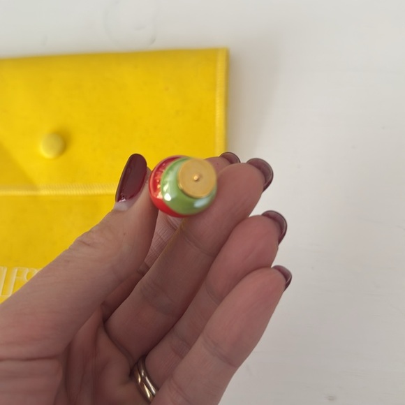 Timeless Pearly Red Green and Gold Charm - Picture 3 of 3